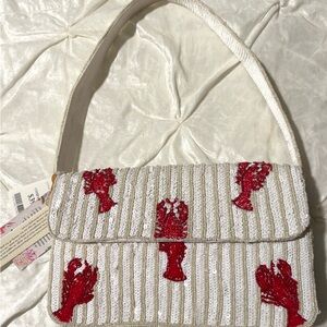 Beaded Lobster Shoulder Bag🧡